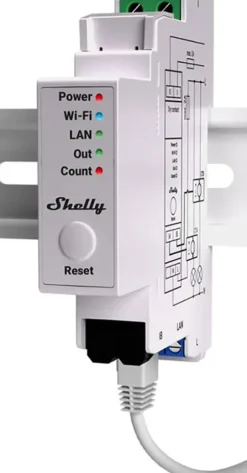 Shelly Pro EM-50 slimme energiemeter WiFi Bluetooth DIN-rail (2-kanalen)