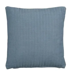 Geen Sierkussen blauw patchwork - l45xb45xh10cm