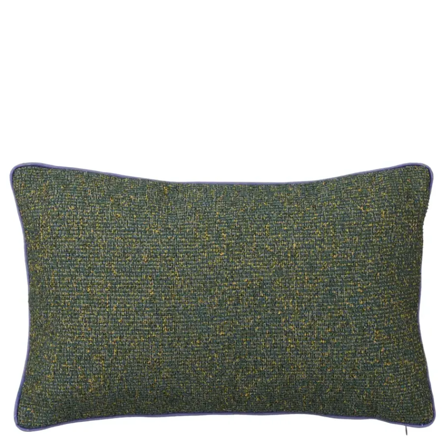 Geen Sierkussen bouclé blauw - l45xb45xh10cm
