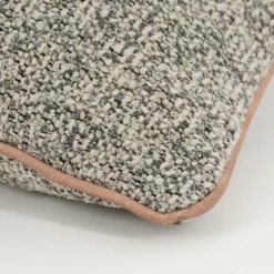 Geen Sierkussen bouclé grijs - l45xb45xh10cm