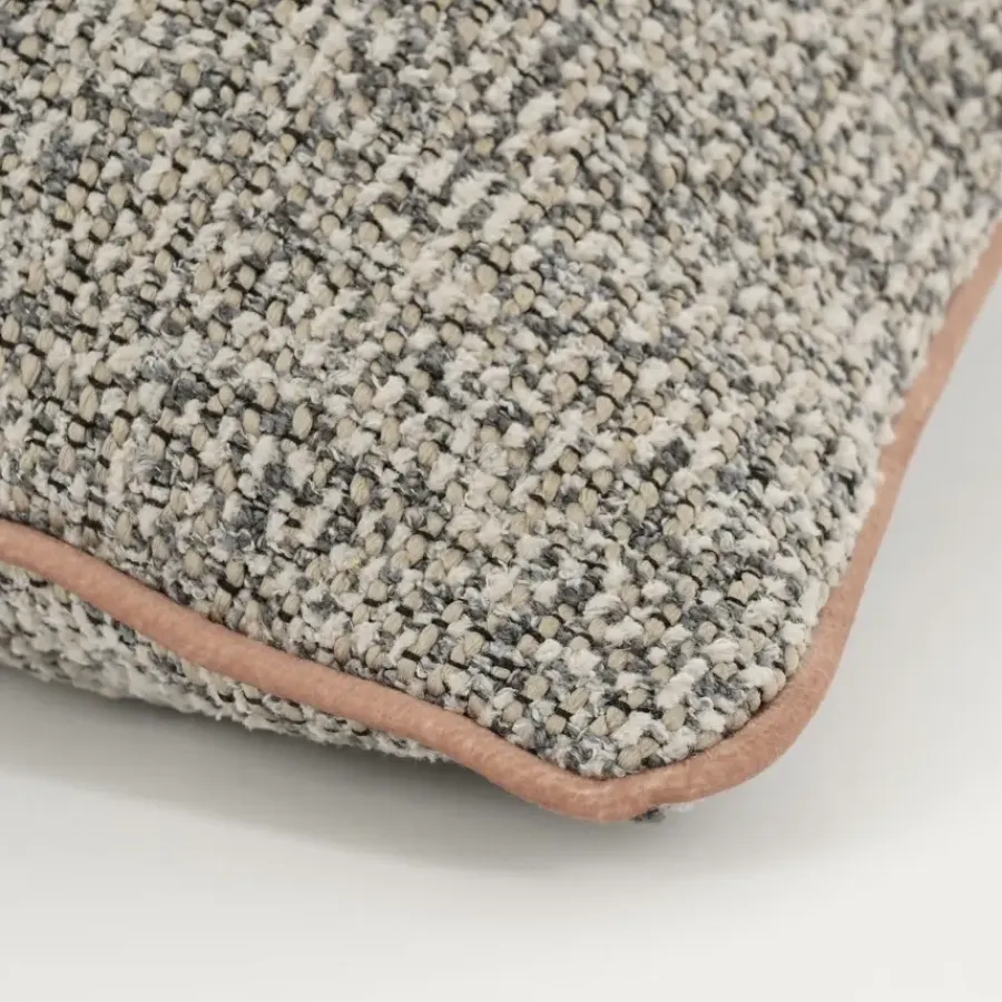 Geen Sierkussen bouclé grijs - l45xb45xh10cm