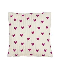 Geen Sierkussen hart fuchsia - l45xb45xh10cm