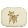 Geen Sierkussen ovaal hond crème - l45xb35xh10cm