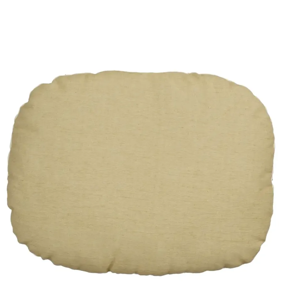 Geen Sierkussen ovaal hond crème - l45xb35xh10cm