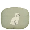 Geen Sierkussen ovaal hond licht groen - l45xb35xh10cm