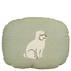Geen Sierkussen ovaal hond licht groen - l45xb35xh10cm