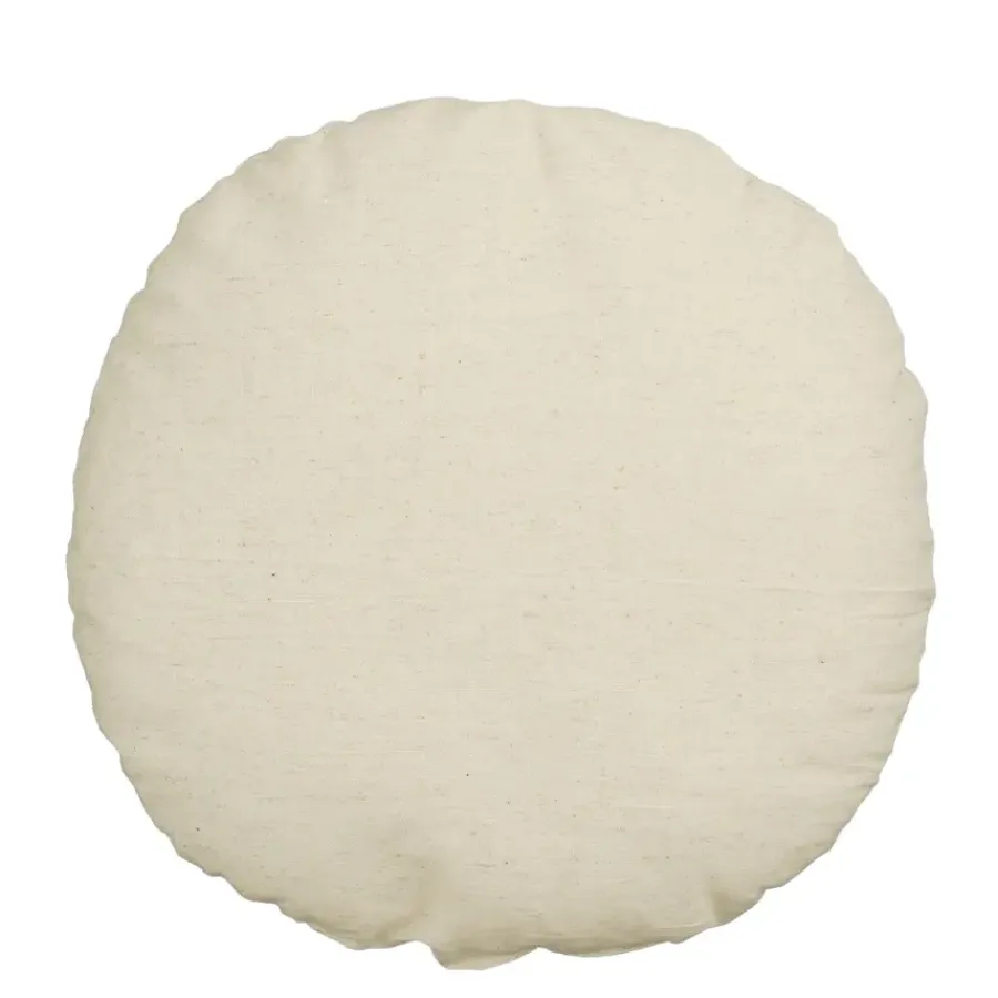 Geen Sierkussen rond popcorn roze - h10xd45cm