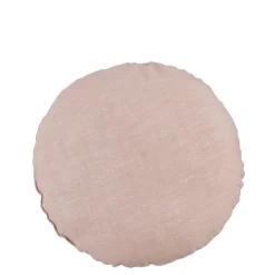 Geen Sierkussen rond schelp l.roze - h10xd45cm