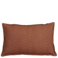 Geen Sierkussen ruit bruin - l55xb35xh10cm