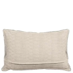 Geen Sierkussen ruit crème - l55xb35xh10cm