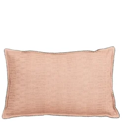 Geen Sierkussen ruit licht roze - l55xb35xh10cm