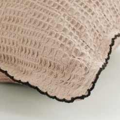 Geen Sierkussen ruit licht roze - l55xb35xh10cm