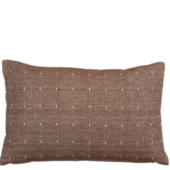 Geen Sierkussen stip donker bruin - l55xb35xh10cm