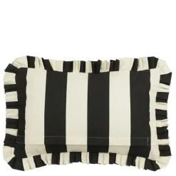 Geen Sierkussen streep zwart - l63xb43xh10cm
