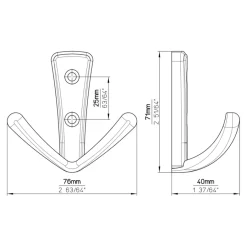 Siro jashaak dubbel Nova aluminum zamak