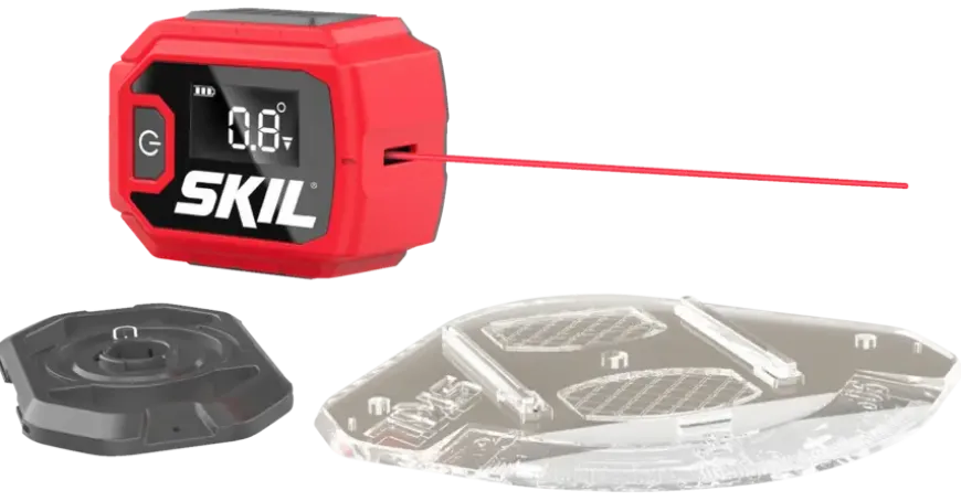 SKIL digitale waterpas en lijnlaser 4,5m 1900AA incl. muurhouder en hoekhulpstuk