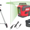 SKIL kruislijnlaser / rotatielaser 360° groen 30m 1961DA Li-ion – incl. USB oplaadkabel en statief
