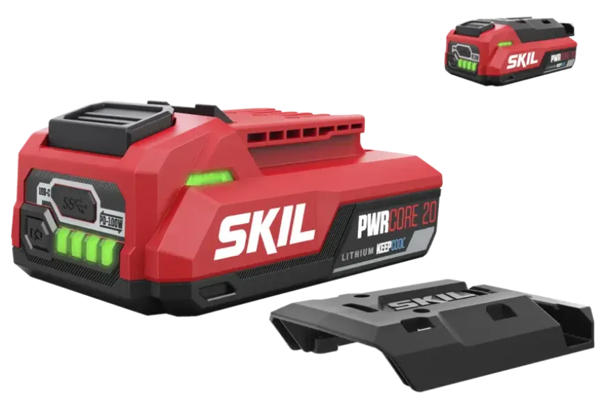 SKIL 20V accu 2.0Ah met USB-C aansluiting (2-zijdig) 3142AA