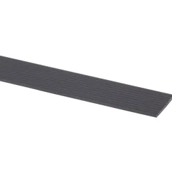 Slijtstrip kunststof antraciet zelfklevend 2,5x40mm 260cm