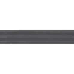 Slijtstrip kunststof antraciet zelfklevend 2,5x40mm 260cm