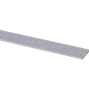Slijtstrip kunststof RVS look zelfklevend 2,5x28mm 260cm