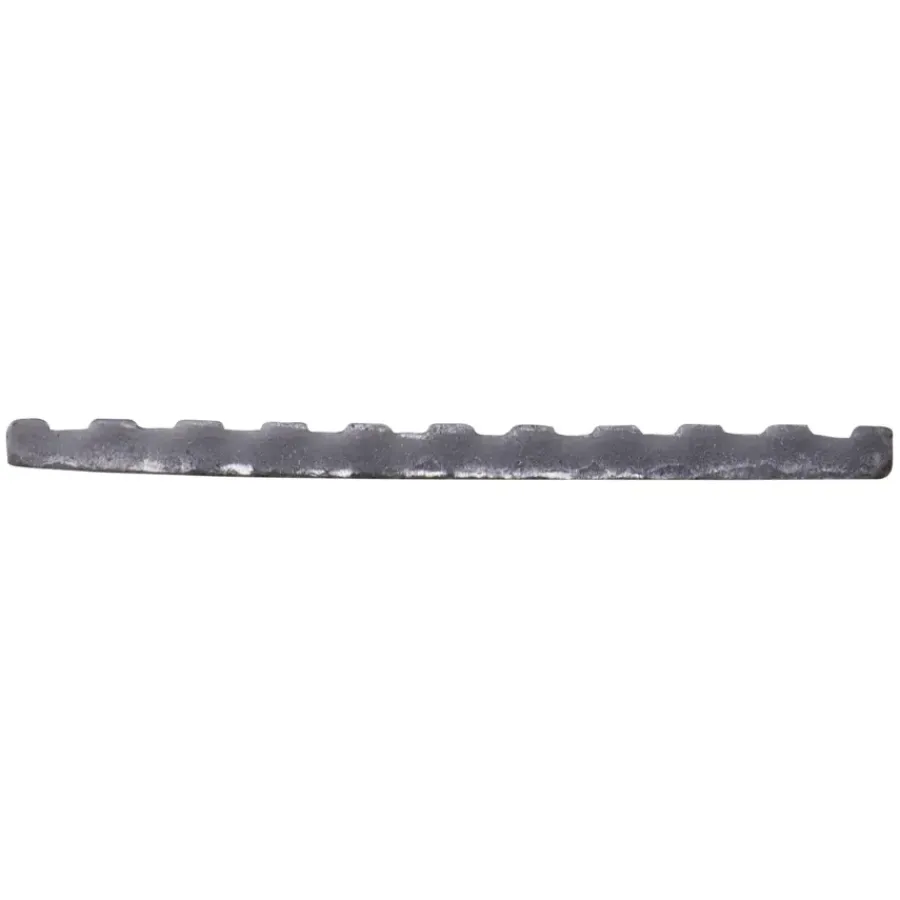 Geen Slijtstrip kunststof RVS look zelfklevend 2,5x40mm 260cm