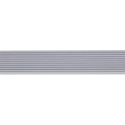 Geen Slijtstrip kunststof RVS look zelfklevend 2,5x40mm 260cm
