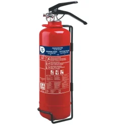 Smartwares Brandblusser BB1 Poeder 1 kg Brandklasse ABC Inclusief Ophangbeugel