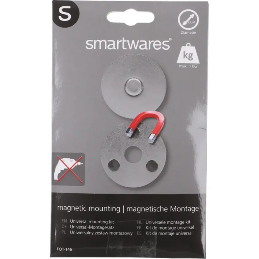 Smartwares montageset voor bevestiging rookmelder Ø 60 mm