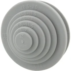 Snijnippel PG16 grijs tbv kabeldoos 20mm (10 stuks)