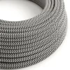 Snoer zwart/wit per cm
