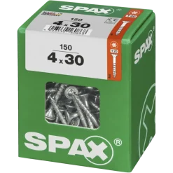 SPAX schroef T-Star Plus geel 4x30 mm 150 stuks