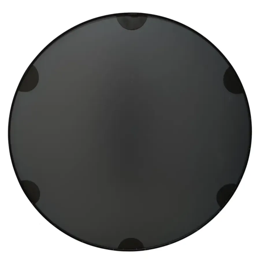 Geen Spiegel Beau rond zwart 120 cm