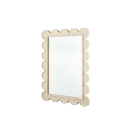 Geen Spiegel beige met randjes