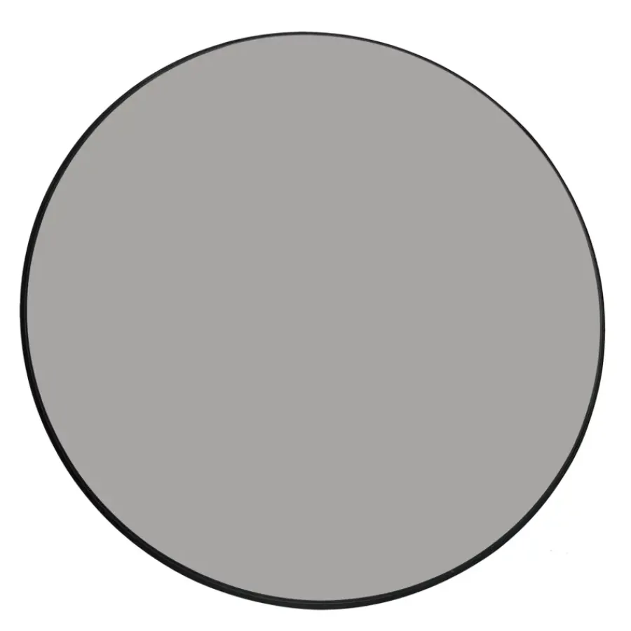 Geen Spiegel Chloé rond zwart 100 cm