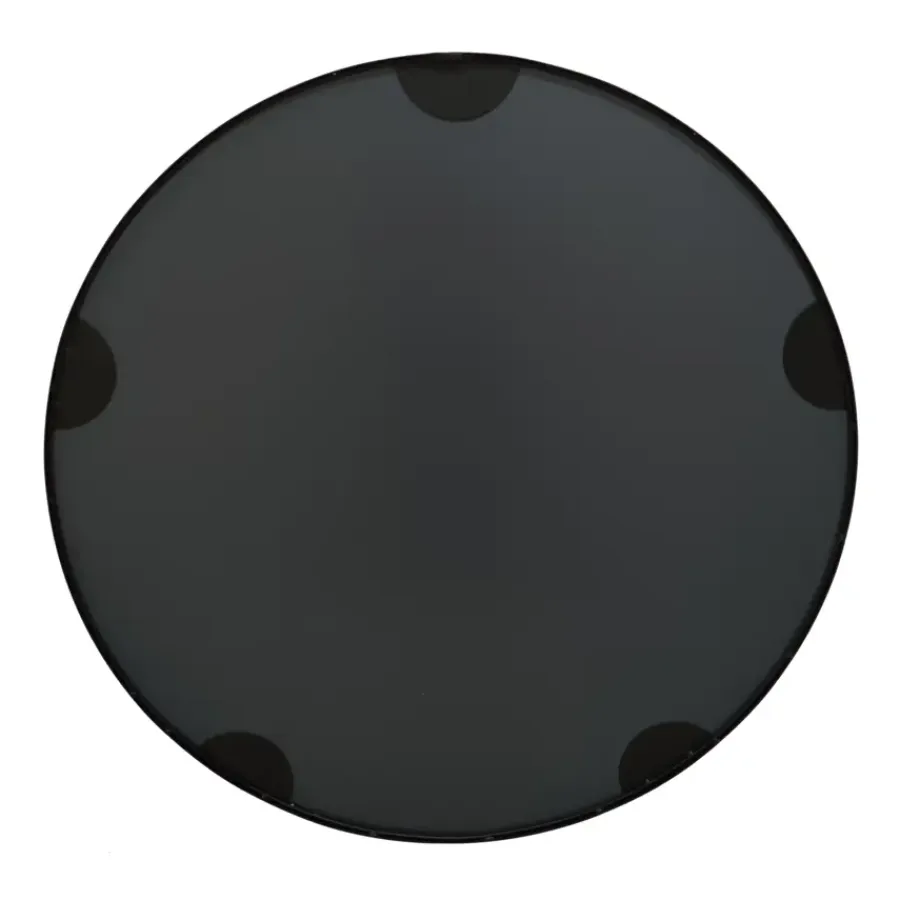 Geen Spiegel Chloé rond zwart 100 cm