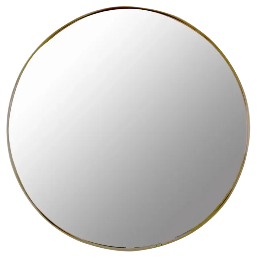 Geen Spiegel Coco rond goud 70cm