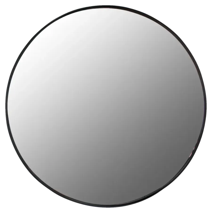 KARWEI Spiegel Coco rond zwart 70 cm