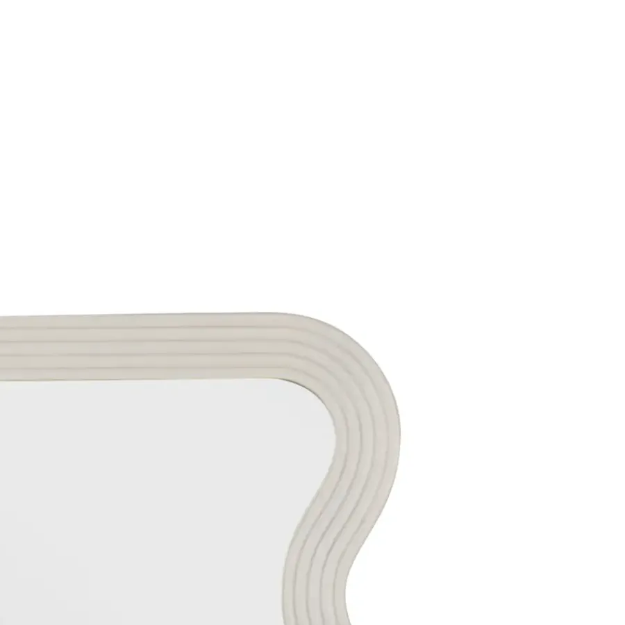 KARWEI Spiegel houten frame beige 60x135x2,2cm