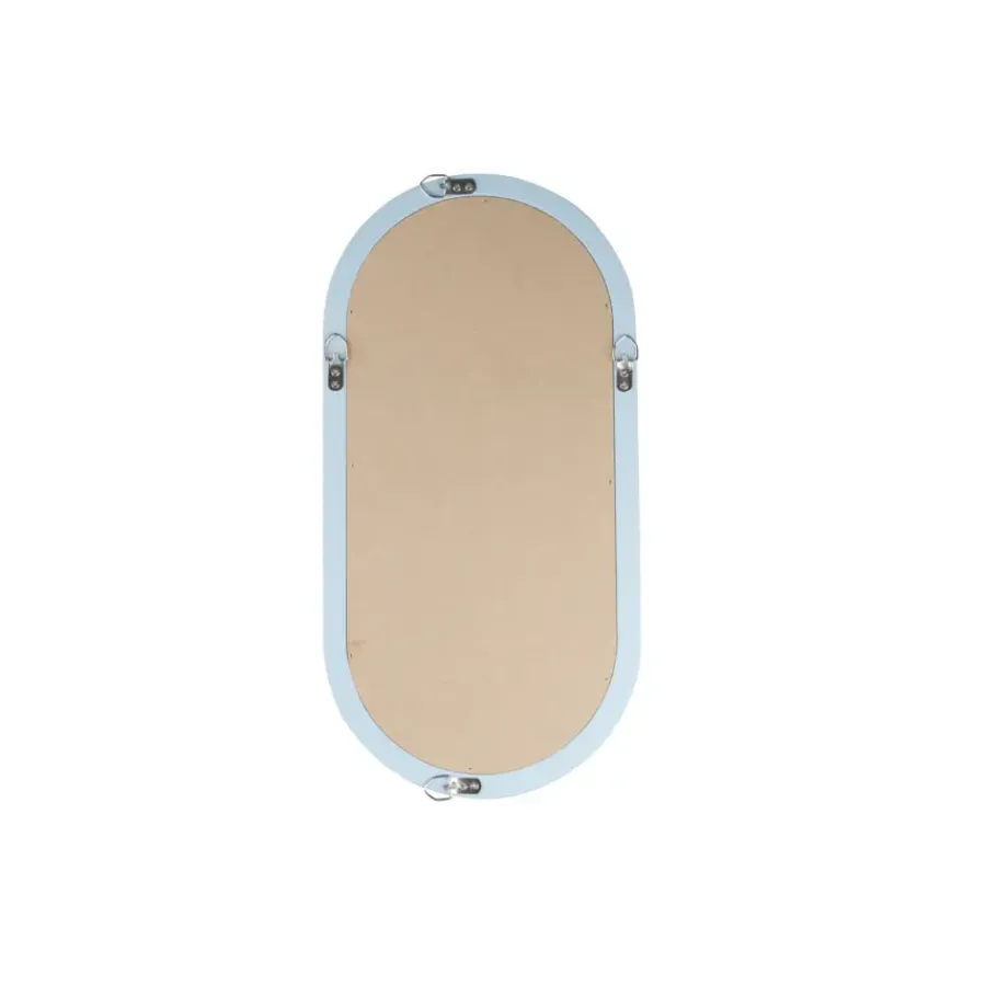KARWEI Spiegel met houten frame blauw 20x40x2,5cm