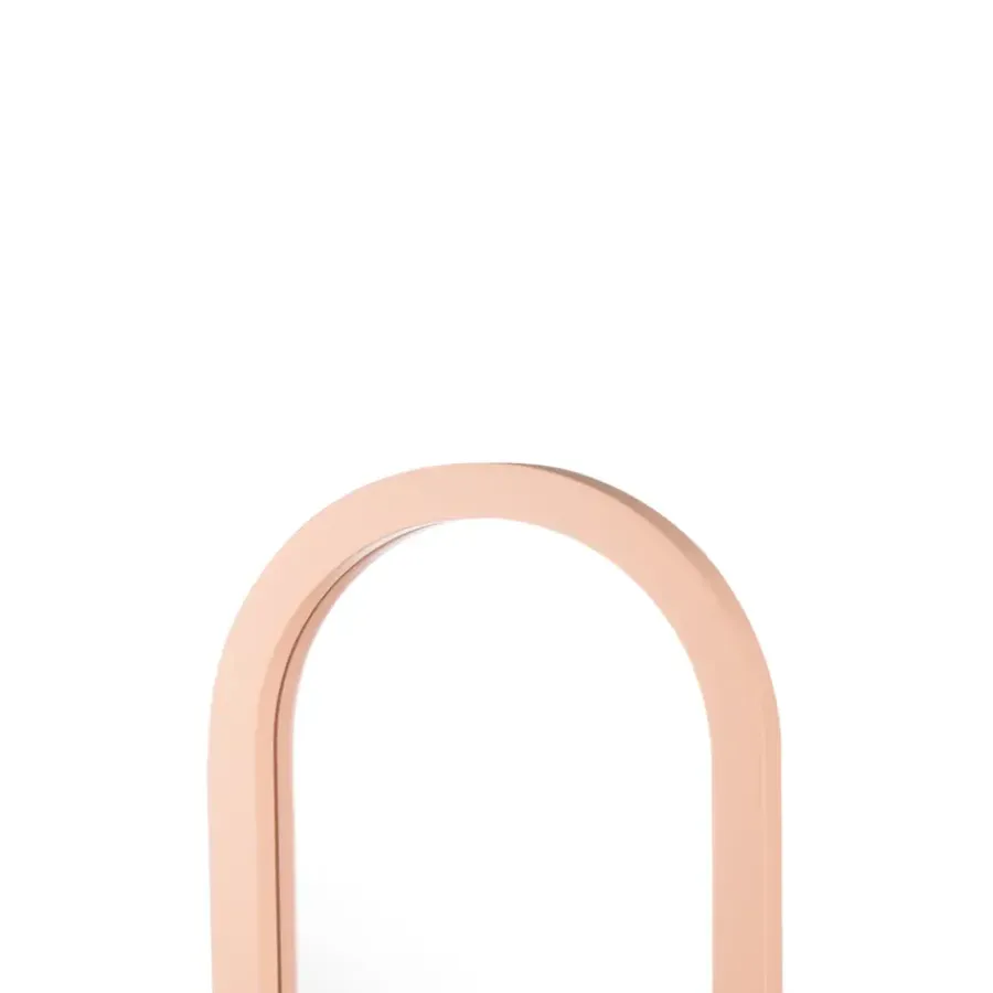 KARWEI Spiegel met houten frame perzik 26,5x50x2,5cm