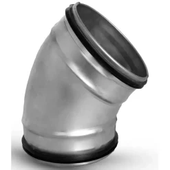 Geen Spiraalbuis 45° Bocht Ø 125 mm
