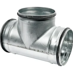 Geen Spiraalbuis 90° T-stuk Ø 125 mm