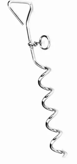 KPE Holland Spiralen grondpen 42 cm verchroomd