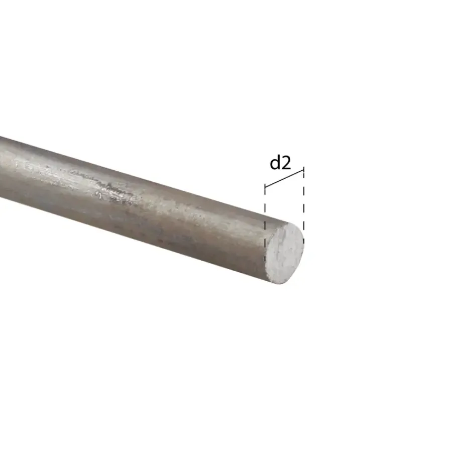 Geen Staaf rond staal getrokken 4x1000mm