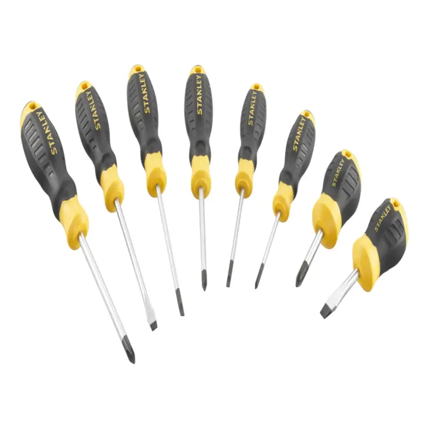 Stanley schroevendraaierset Cushiongrip 8 delig