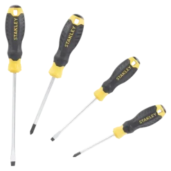 Stanley schroevendraaierset Cushiongrip 4 delig