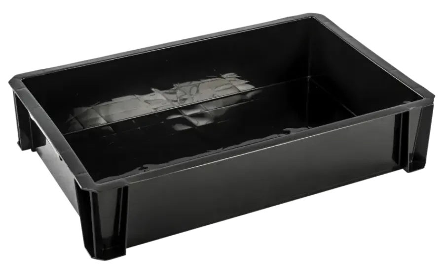 Iris Stapelbare krat Heavy Duty 18L zwart