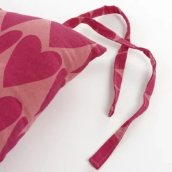 Geen Stoelkussen hartjes 40 x 40 x 5 cm roze
