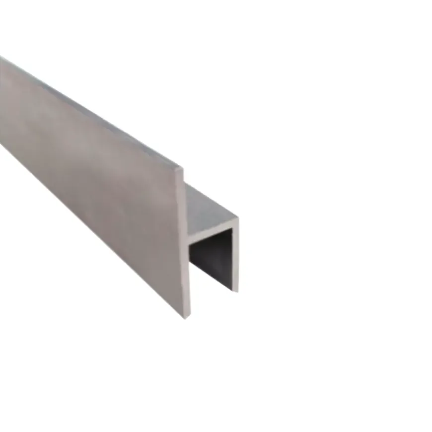 Stoelprofiel aluminium mat zilver 33,5x20x15x1000x1.5mm